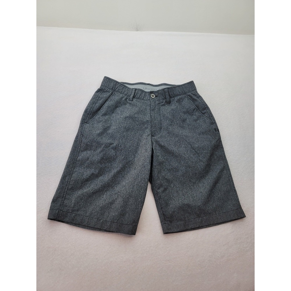 Under Armour Loose Heatgear Gray Heathered‎ Shorts Mens 30 Gym Golf